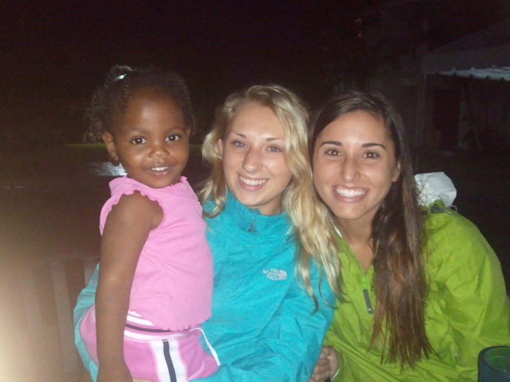 The midwives with their long awaited reunion... This is the beautiful baby delivered in a tent city almost two years ago!